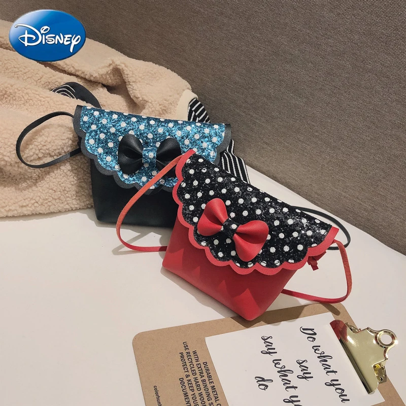 Дисней плюшевый рюкзак Микки Маус женские сумки на плечо диагональ Повседневная