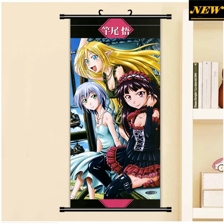 45X95 см ворота: jiekano Chi nite kaku tatakaeri loli мультфильм аниме Настенная картина плакат