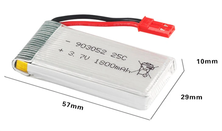 Литий полимерный аккумулятор 3 7 в 1800 мАч для KY601S SYMA X5 X5S X5C X5SC X5SH X5SW X5HW X5UW M18 H5P HQ898 H11D