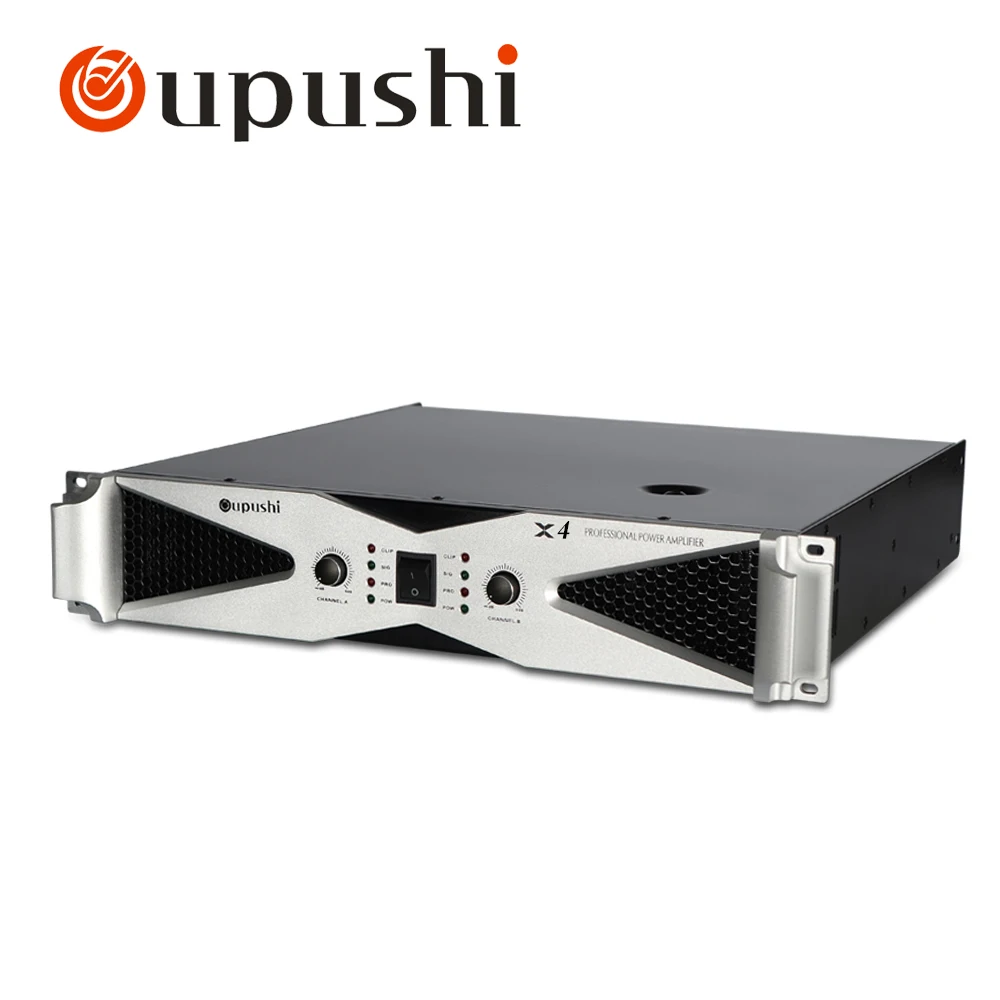 Oupushi X4 высококачественный 450 Вт усилитель двухканальный профессиональный аудио