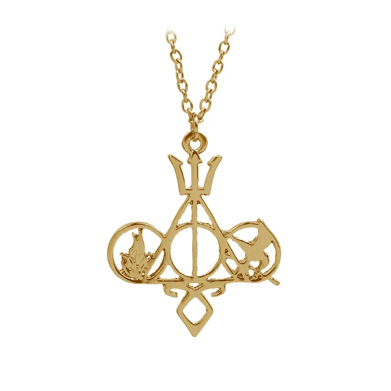 XL007-Gold SEIALOY брелки воротник Harri Pot ювелирное ожерелье s фильм периферийный Deathly hallots Snitch воротники-ожерелья bijoux подарки - Окраска металла: XL007-Gold