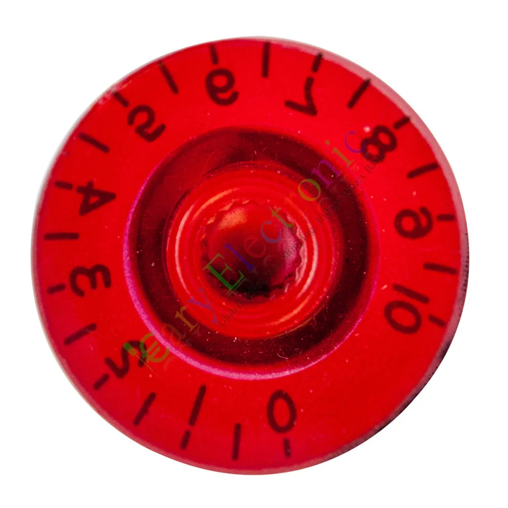 Wholesale and retail 10pc 26mm Red knob Guitar tube potentiometer cap LP Volume Tone audio part amp free shipping |