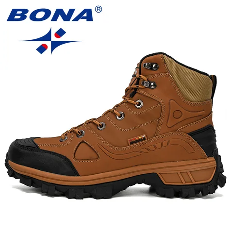 Мужские кожаные походные туфли BONA