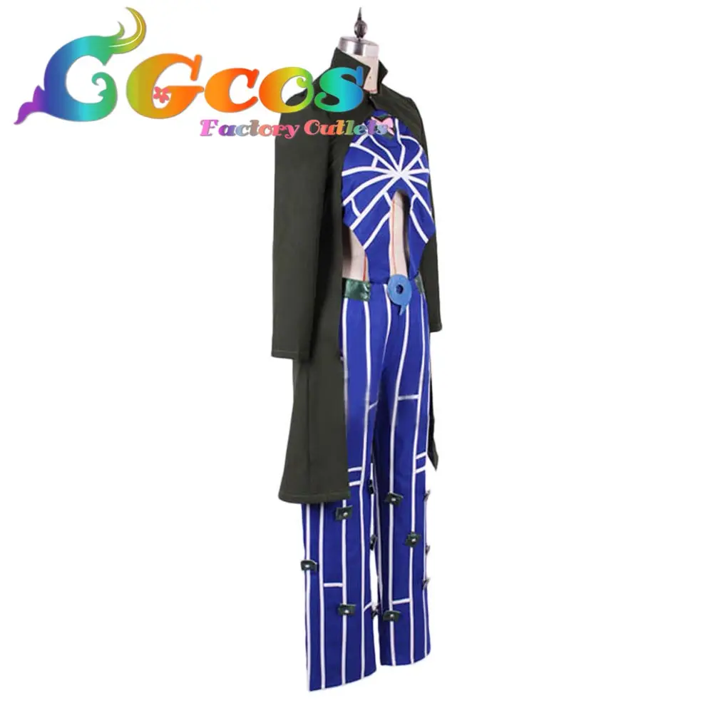 CGCOS Бесплатная доставка Косплей Костюм Cos JoJo's Необычные Приключения Jolyne Cujoh Kujo