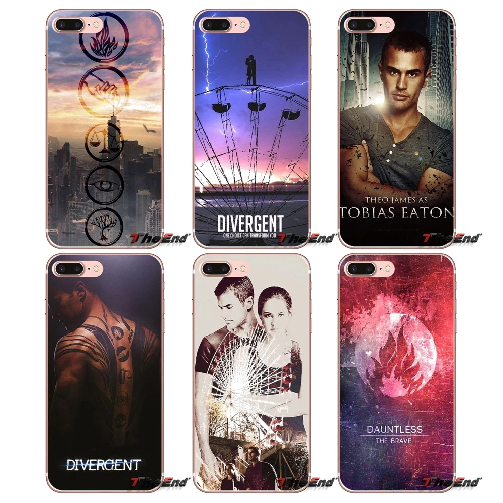 Для Huawei Honor 7X V10 6C V9 6A Play 9 Mate 10 Pro Y7 Y5 P8 P10 Lite Plus GR5 2017 TPU чехол Divergent Allegiant Symbols
