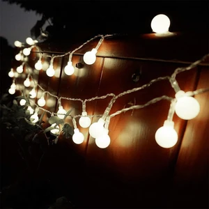 1,53 м5 м водонепроницаемый праздничный шар сказочные декоративные световые гирлянды работающий от батарейки Свадьба Рождество наружная Гирлянда для внутреннего дворика