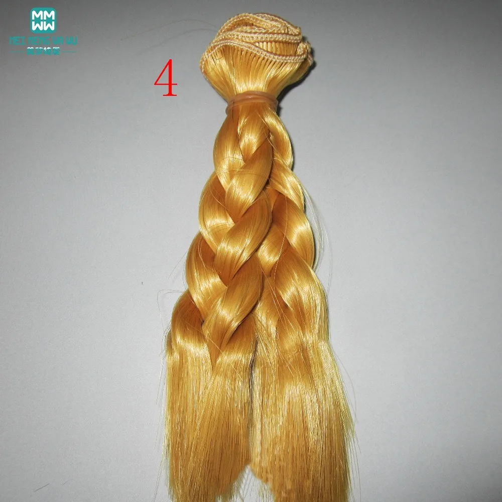 Парики для куклы 1 шт. 15 см и 25 * 100 волосы BJD/SD светильник золотистые/коричневые