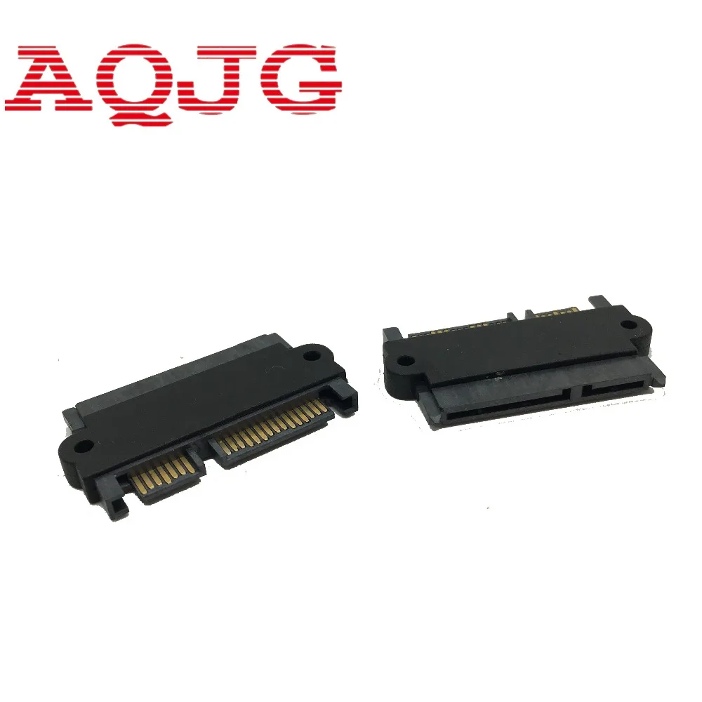 

SATA 22P 7 + 15 Pin штекер для SATA 22Pin 7 + 15 гнездо конвертора адаптер Бесплатная доставка Оптовая продажа