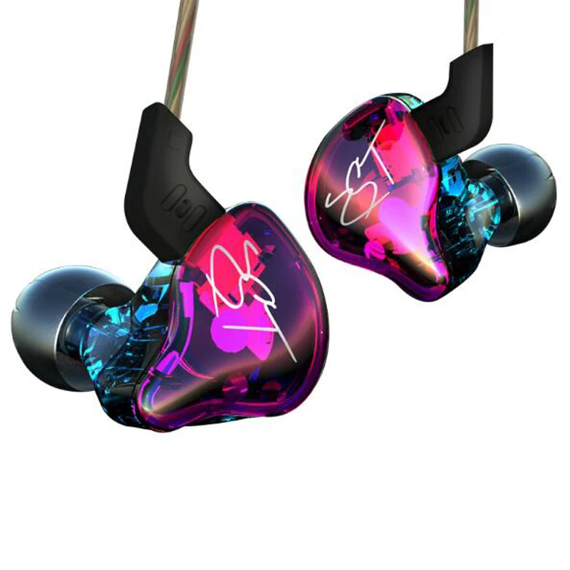 KZ ZS5/Знч 2DD + 2BA Гибридный в ухо наушник Hi-Fi DJ монитор Кроссовки Спортивная Шум