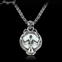 super cool mirror skeleton snake pendant necklace punk rock skull style charm necklaces mens fashion jewelry accessories