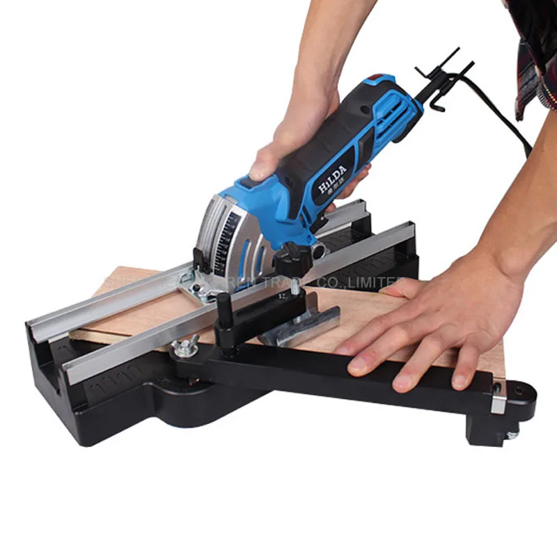 Электрическая циркулярная мини-пила с верстаком 220 В многофункциональная