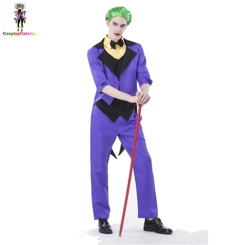 

Man's Circus Themed Costumes Deluxe Lion Tamers Costume Clown Tuxedo Men's Sinister Ringmaster Costume Tamer Outfit Uniforms