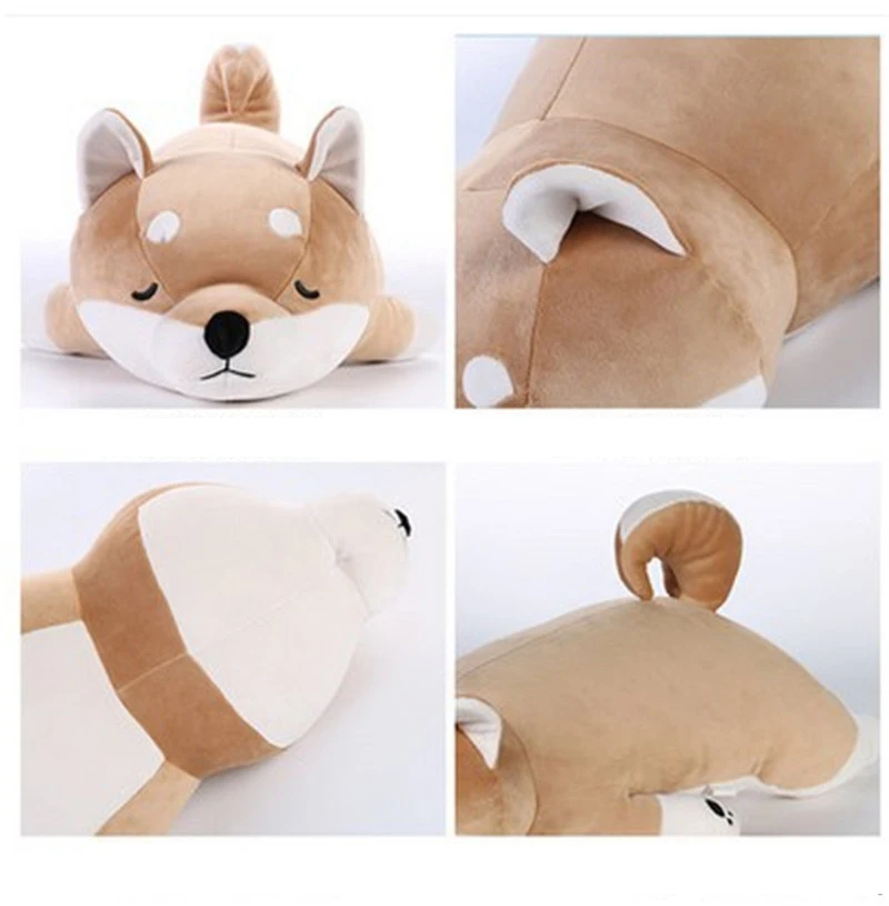 80/100cm Cute Short Legs Shiba Doll Dog Akita Plush Toy Inu Pillow Girl's Gift | Игрушки и хобби
