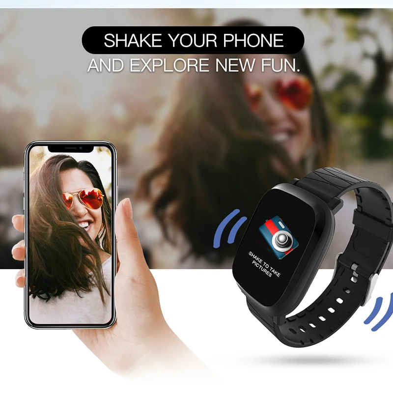 Смарт часы с большим циферблатом и монитором сердечного ритма для мужчин женщин