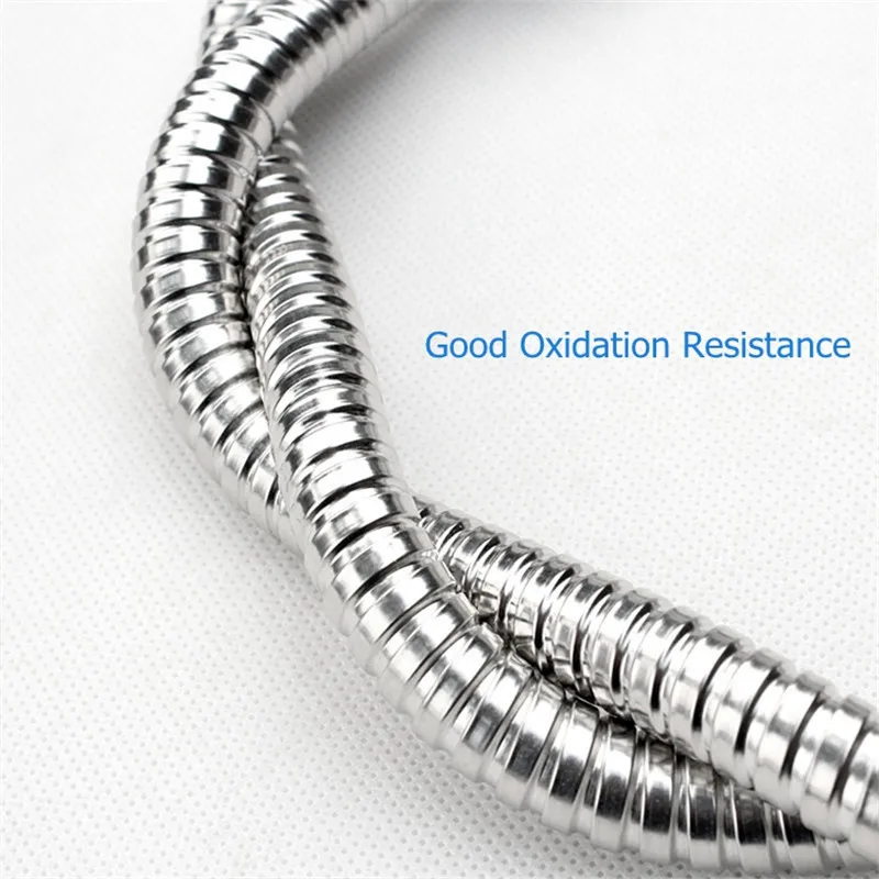 Гибкий шланг 1 5 м из нержавеющей стали с двойной блокировкой ванная комната 2