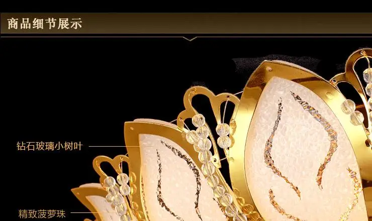 Plafondlamp plafonnier led moderne потолочный светильник кристалл kristall Deckenleuchte Кристалл Потолочные светильники Золотой K9 Роскошные Лампы для мотоциклов