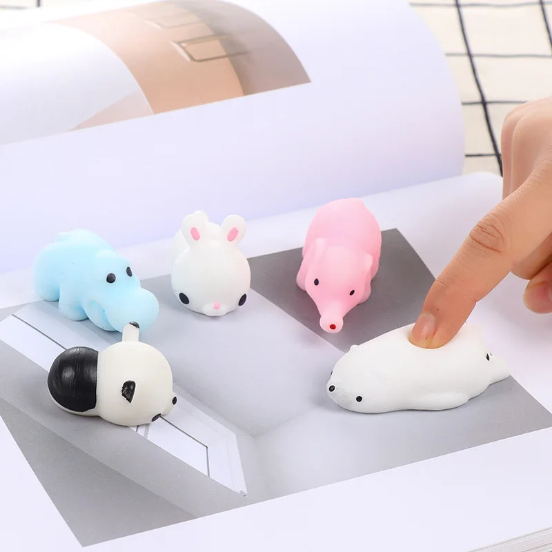 5 шт. мини милые мягкие Животные антистресс игрушки Kawaii игрушка для снятия