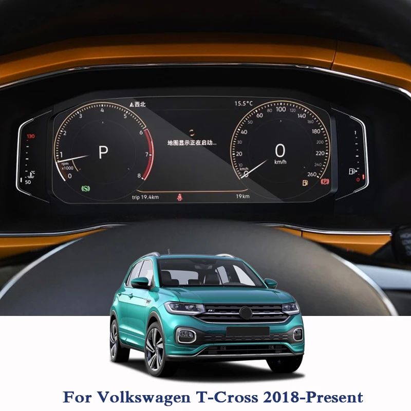 Стальная стеклянная Защитная пленка для экрана GPS навигатора Volkswagen T Cross 2018 2019