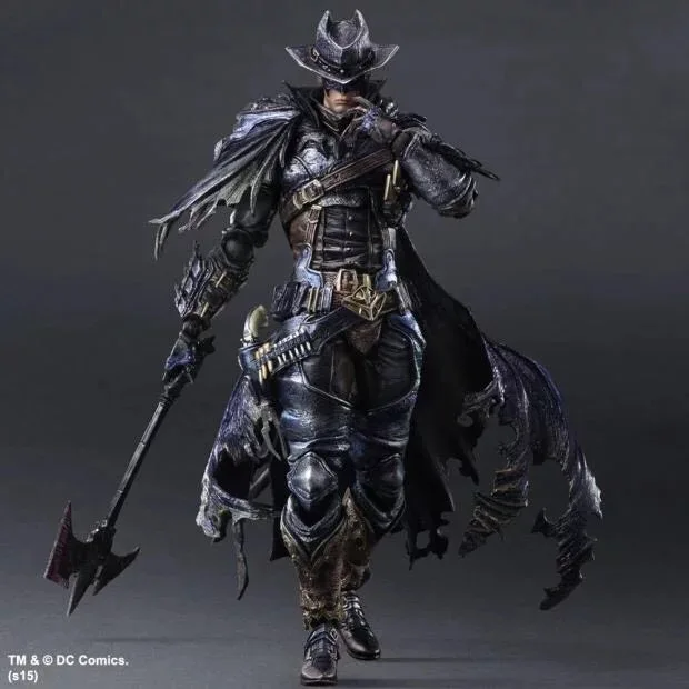 PLAY ARTS 26cm Wild West Black Version Batman Timeless Action Figure Model Toys | Игрушки и хобби
