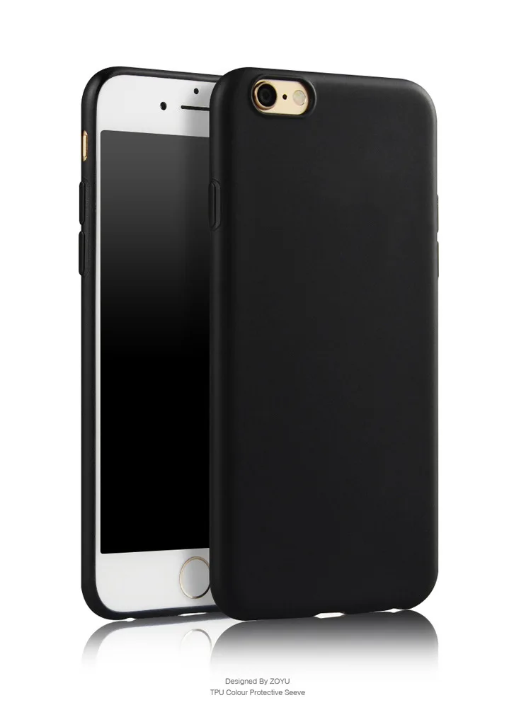 Оригинальный чехол для телефона iPhone 7 Чехлы Карамельный цвет Силиконовые ТПУ