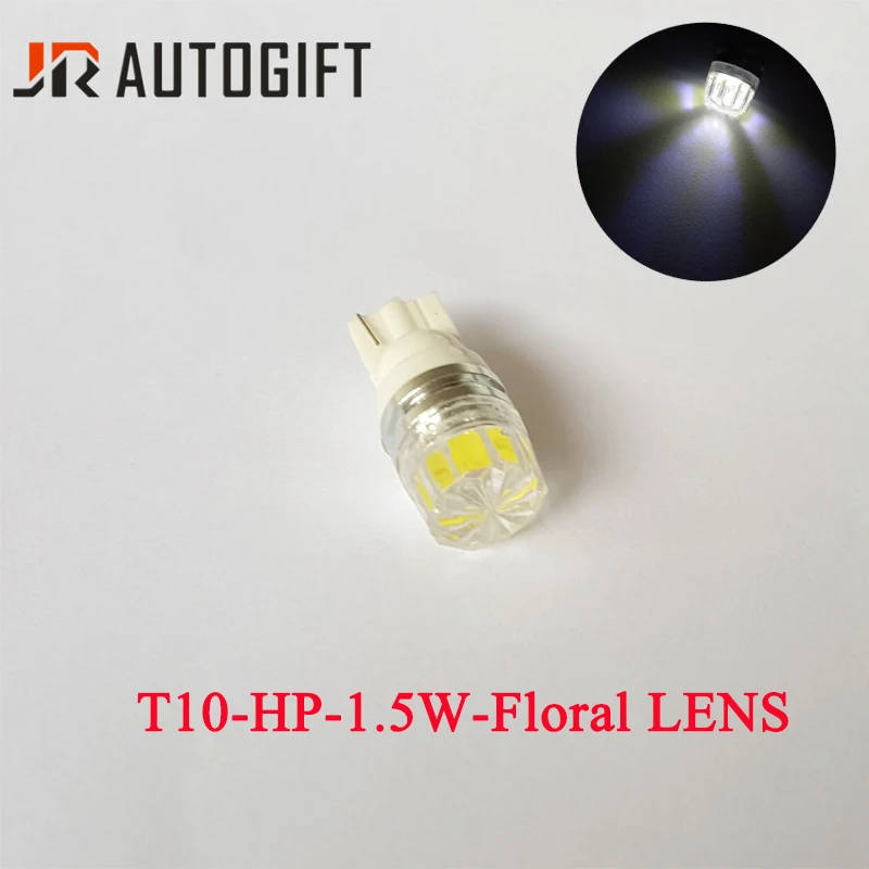 10 шт./лот Автомобильные светодиодные лампы T10 W5W 1 5 W 1LED 194 168 Высокая мощность