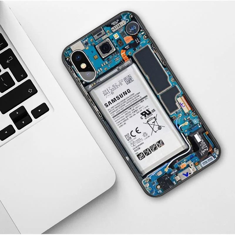 TPU Забавный Мягкий чехол из ТПУ для iPhone 7, 8 Plus, X, 6, 6S Plus, 5, 5S, SE, Gameboy, Черный силиконовый чехол для iPhone XS Max, XR, Capa - Цвет: TPU