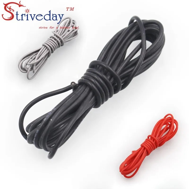 

1m 3ft 11AWG Flexible Silicone Wire RC Cable 750/0.08TS Outer Diameter 5.0mm 3.7mm Square Model Airplane Wire Electrical Wires