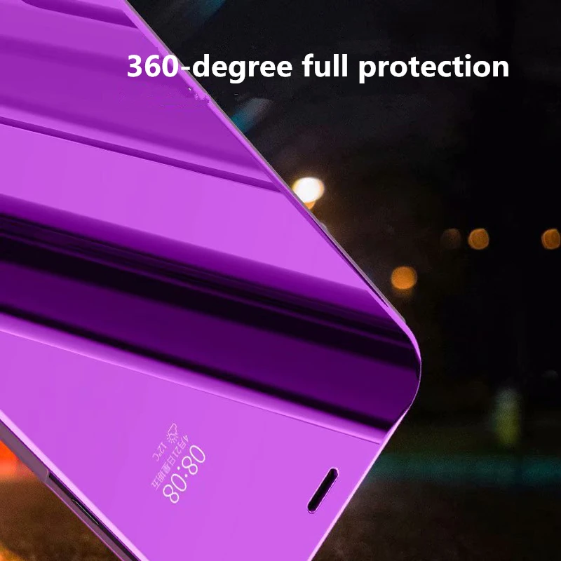Роскошные защелкивающийся чехол с зеркальным покрытием для samsung galaxy A6 2018 дело