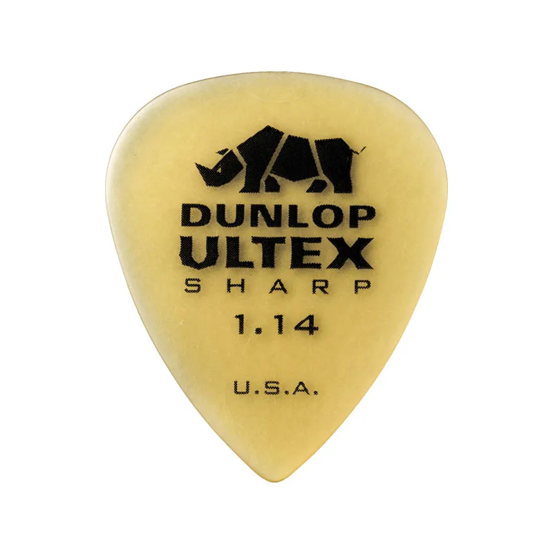 Sharp 1.14mm 1 шт. Dunlop медиатор для гитары Ultex standard/Sharp/triangle/Plectrum 0,6 мм-1,14 мм медиатор для гитары аксессуары для гитарных частей - Цвет: Sharp 1.14mm
