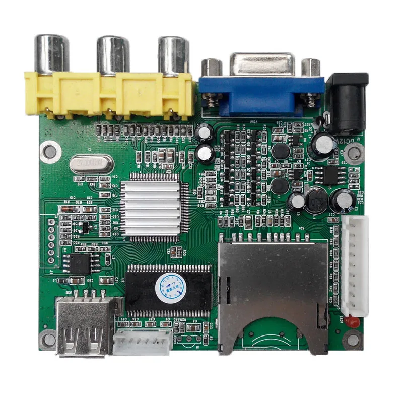 MP5 плата воспроизведения высокой четкости MP4 Декодер Изображения выход VGA MCU