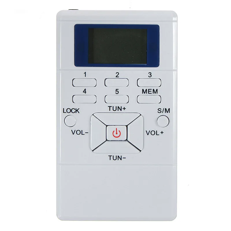 Горячий Портативный Миниатюрный светодиодный дисплей fm радио приемник цифровой