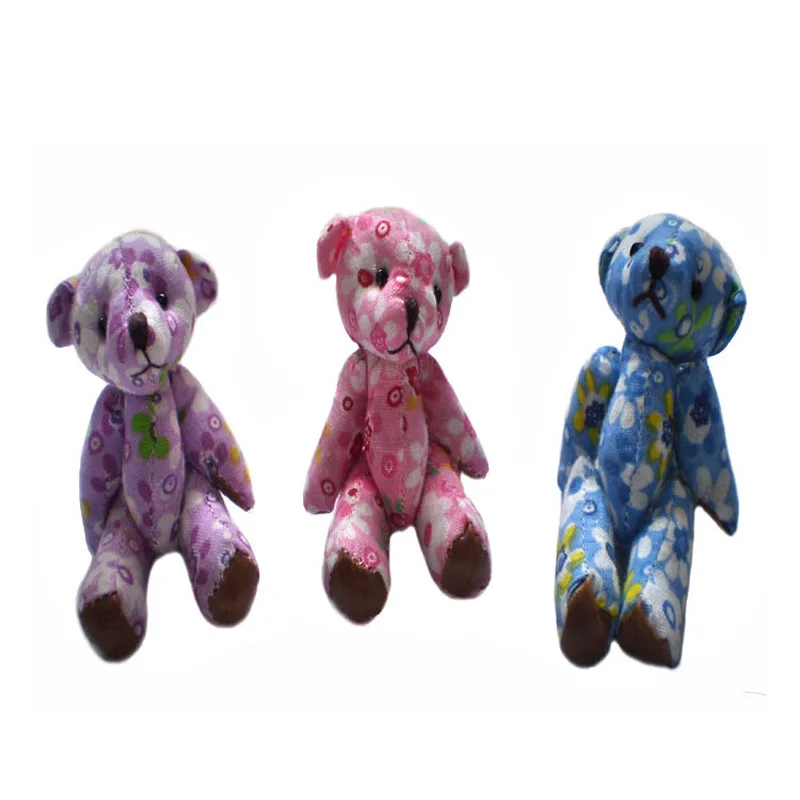 30 шт./лот мини плюшевый мишка мягкие плюшевые игрушки 8 см маленький подвеска pelucia