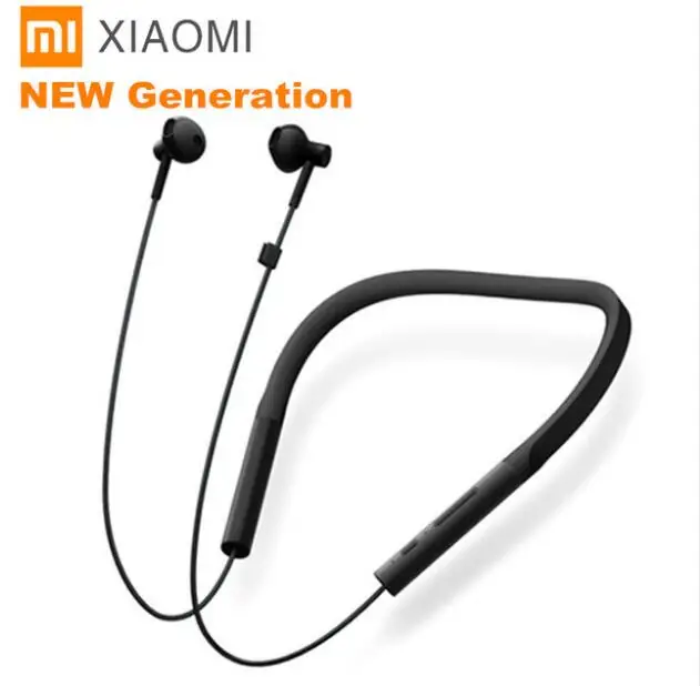 Новый оригинальный Xiaomi Молодежная версия ожерелье Bluetooth наушники беспроводные с