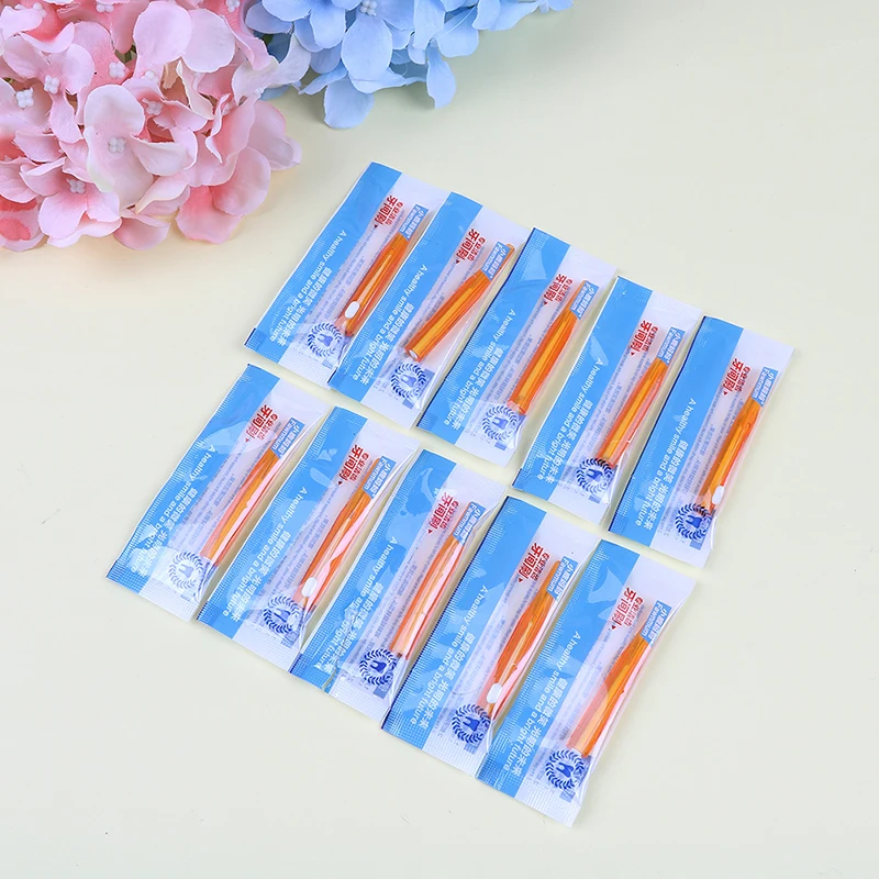 10 шт./компл. пластиковая межзубная щетка зубная нить для зубов гигиена полости