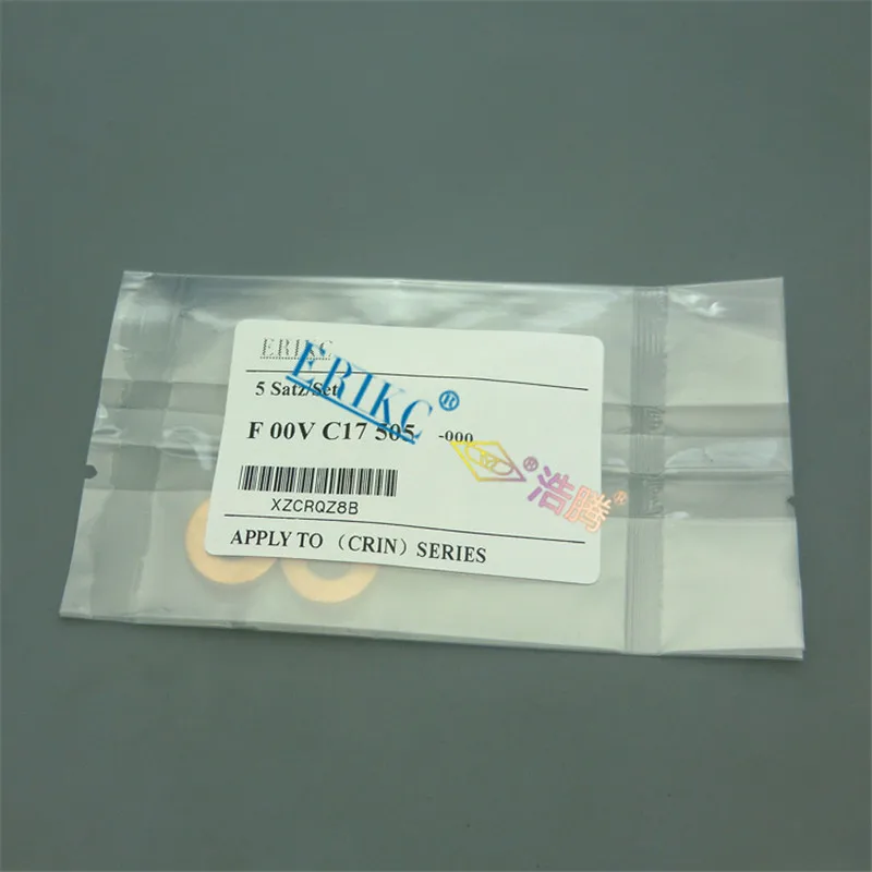 ERIKC 10PCS 2.5MM F00VC17505 Fuel Injector Nozzle Copper Washer Ring F 00V C17 505 Size 7.1*15*2.5MM Heat Shield F00V | Автомобили и