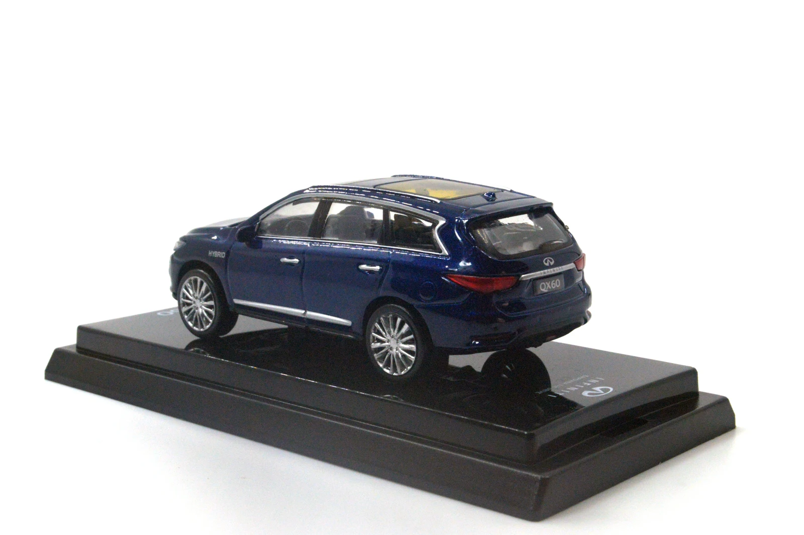 Модель Paudi 1/64 1:64 1 64 масштаб Infiniti QX60 2017 Синий литой игрушечный автомобиль