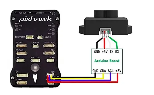 Aihasd TFmini Lidar дальномер сенсор одноточечный модуль обнаружения расстояния для