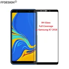 Полное покрытие закаленное стекло для Samsung Galaxy A7 2018 Защита экрана для Samsung A7 2018 защитное стекло защитная пленка