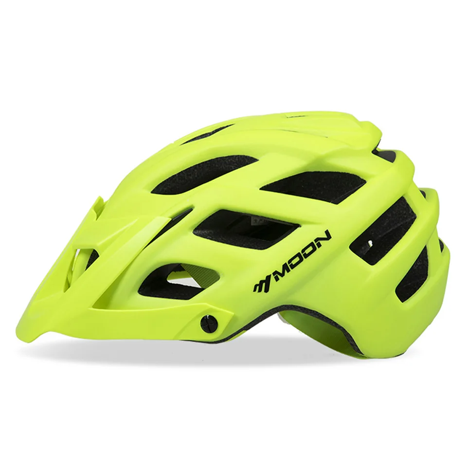 MOON велосипедный шлем TRAIL XC велосипедный шлем In-mold MTB велосипедный шлем Casco Ciclismo дорожные горные шлемы Защитная крышка M/L Размер - Цвет: Fluorescent Yellow