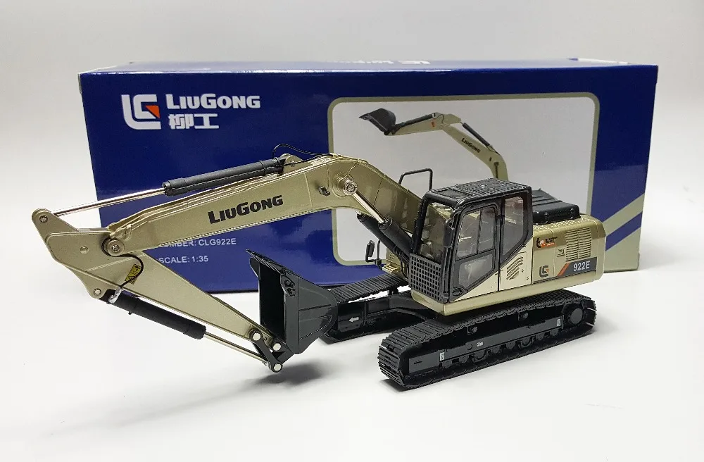 

Rare,Collectible Diecast Model Toy Gift 1:35 Scale Liugong 922E Hydraulic Excavators Engineering Machinery Toy for Decoration