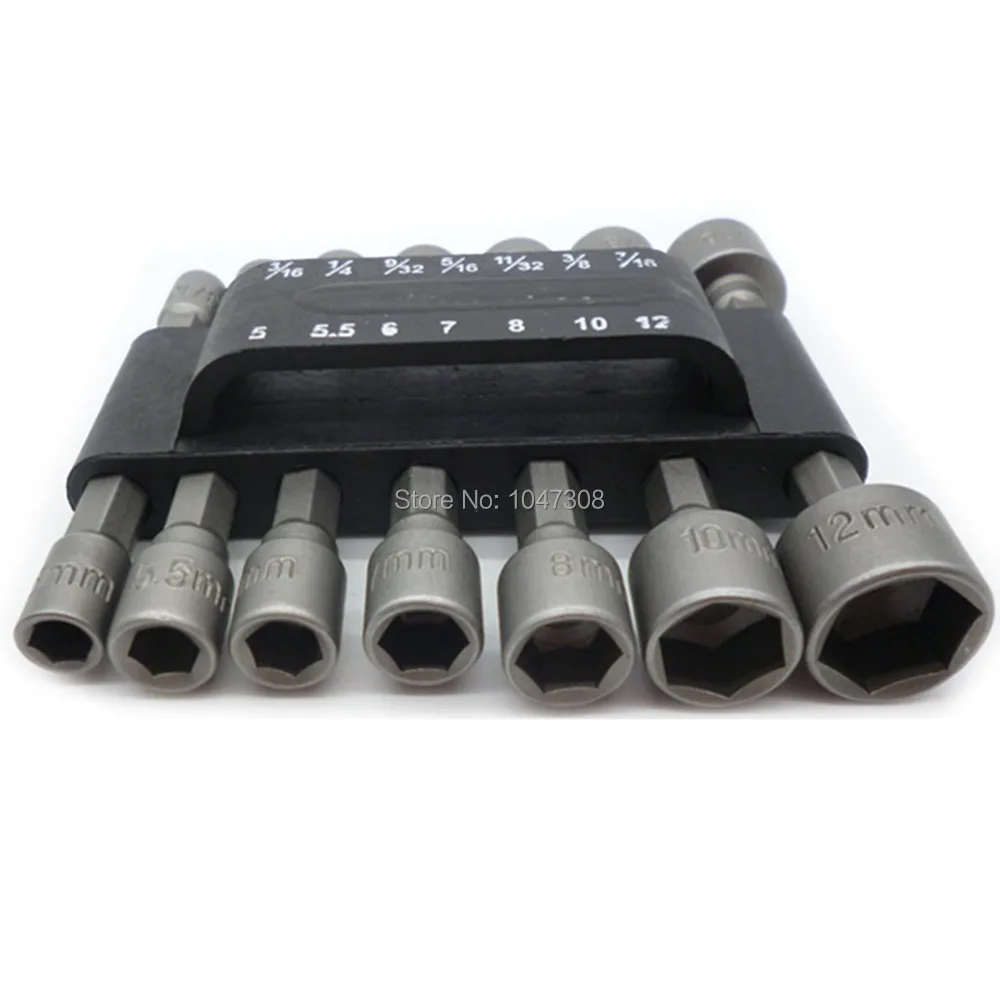 Набор гаечных ключей 14 шт. двойные метрические и стандартные SAE 1/4 дюйма