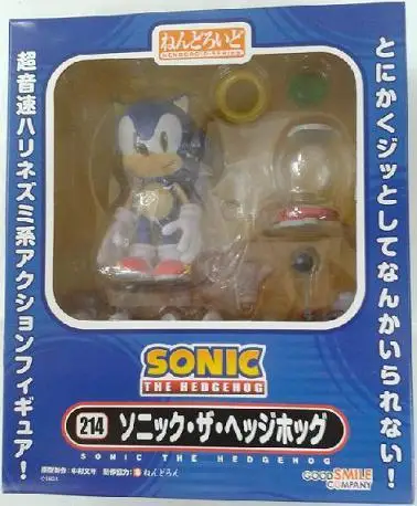Игра Соник Ежик Nendoroid 214 милые фигурки ПВХ кукла Коллекция игрушки-модели
