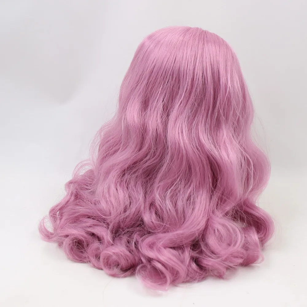 Заводская кукла blyth 280BL1063 Длинные розовые волосы с челкой/бахромой суставное тело белая кожа bjd матовое лицо 1/6