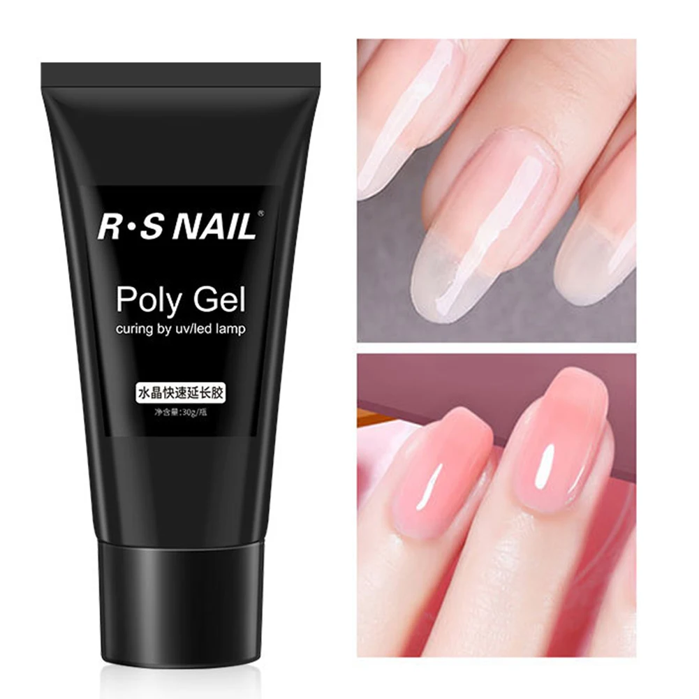 УФ светодиодный Polygel строитель расширение гелевый очиститель ручка для нейл арта
