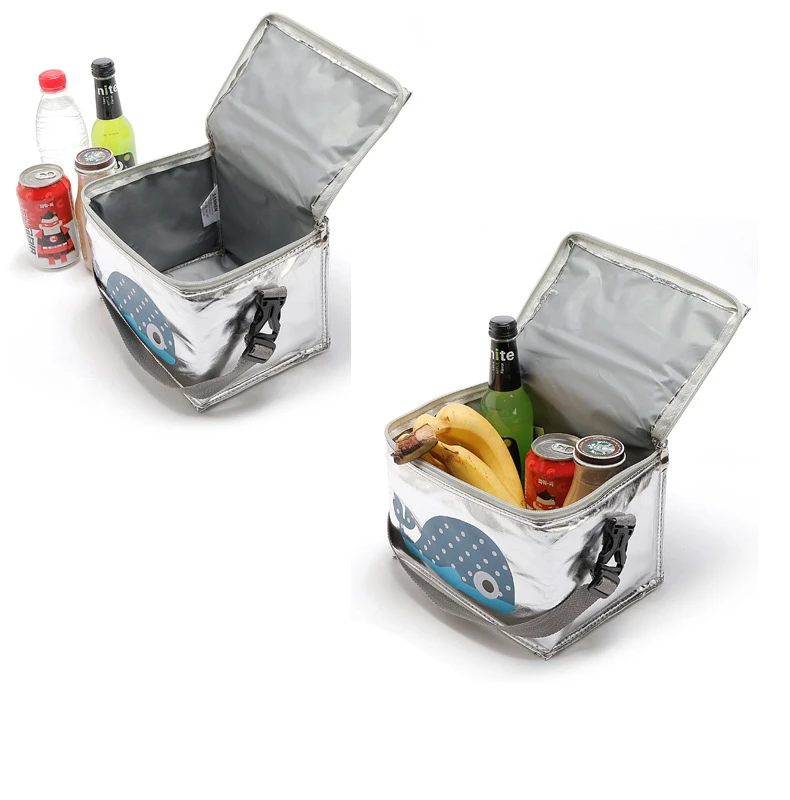 6L мультфильм шаблон обед мешок изоляции Термальность Еда сумка для Для женщин