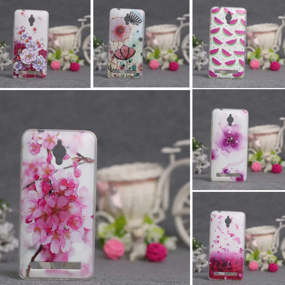 Роскошный чехол для телефона Asus Zenfone GO ZC500TG 3D рельефный Мягкий силиконовый из ТПУ