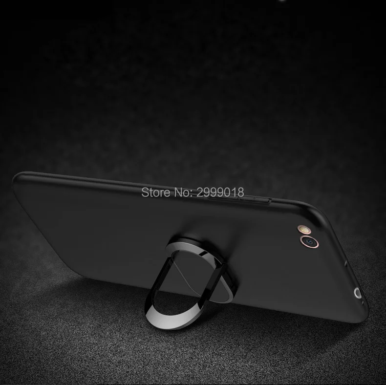 Magnetic Finger Ring Holder Case For Xiaomi Mi 5 5s Mi5s Plus 360 Degree Rotation Car Cover | Мобильные телефоны и