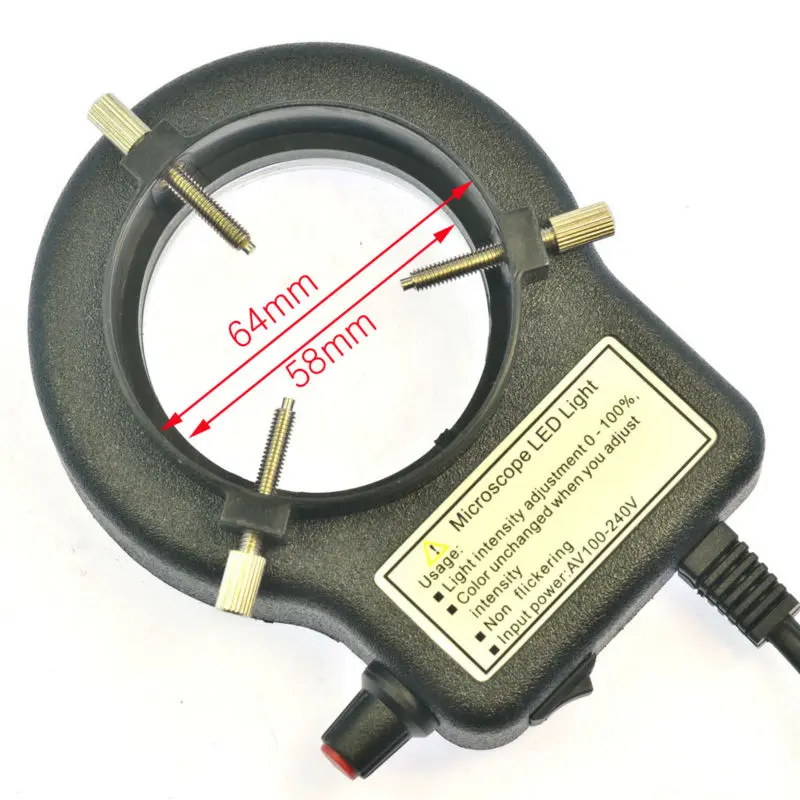 Тринокулярные стереомикроскопы с 56 светодисветодиодный и регулируемым