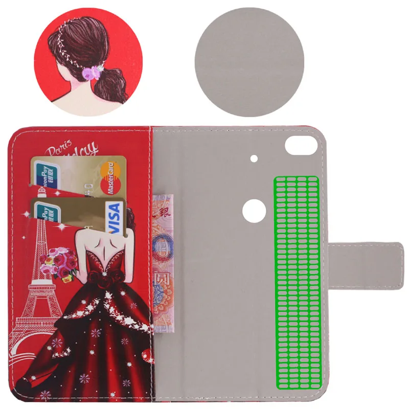 TienJueShi Fashion Flip Book Design Protect Leather Cover Shell Wallet Etui Skin Case For ALCATEL OneTouch Pop 4 7070X 6 inch | Мобильные