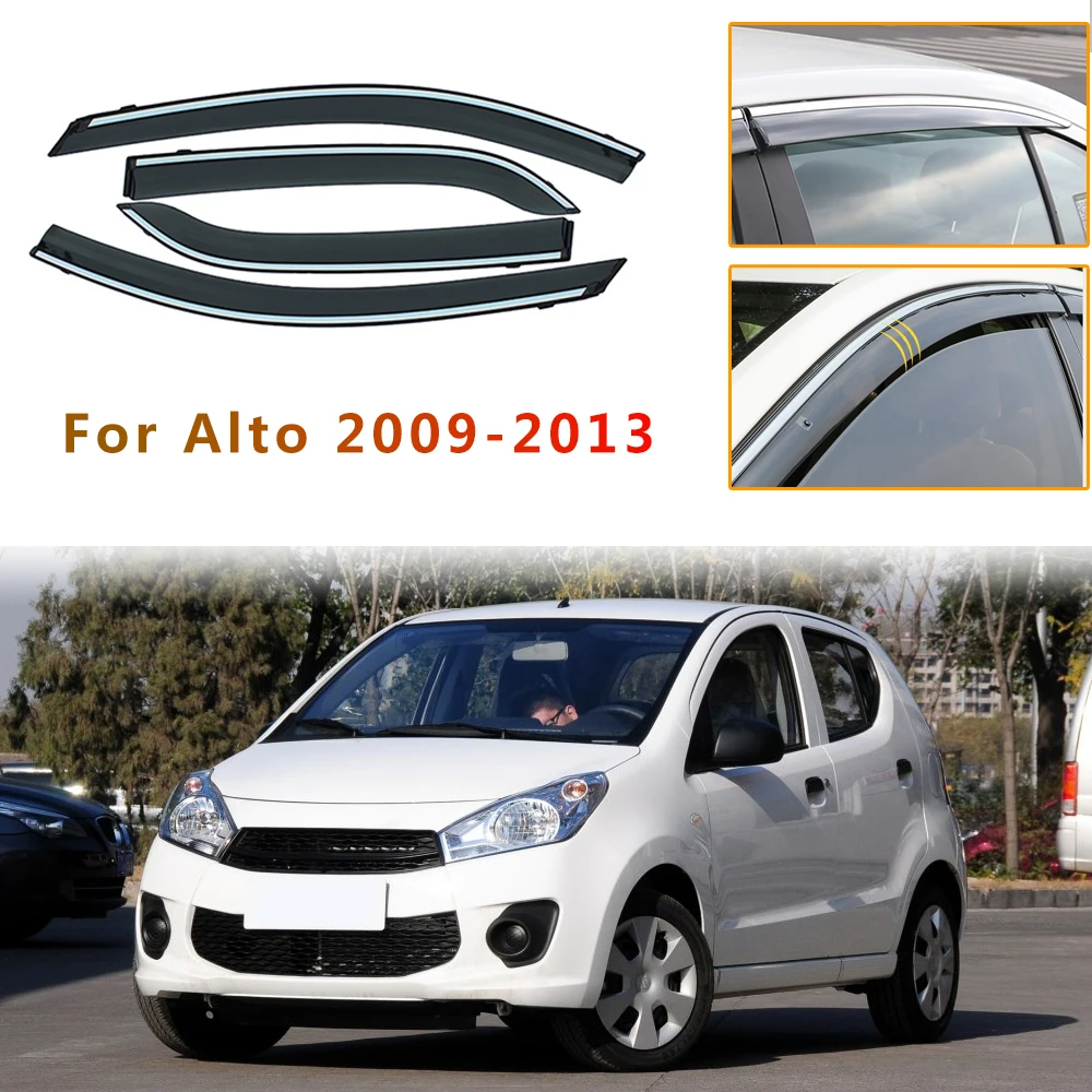 Автомобильный Стайлинг для SUZUKI ALTO Smoke автомобильные оконные козырьки Защита от